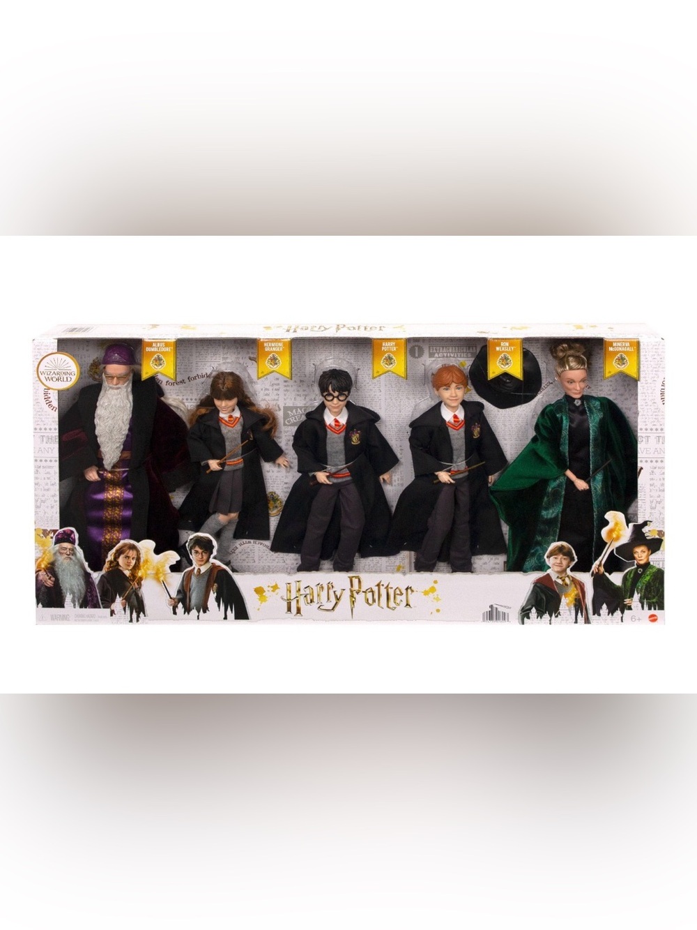 Mattel Wizarding World Harry Potter 5-Pack Doll Set